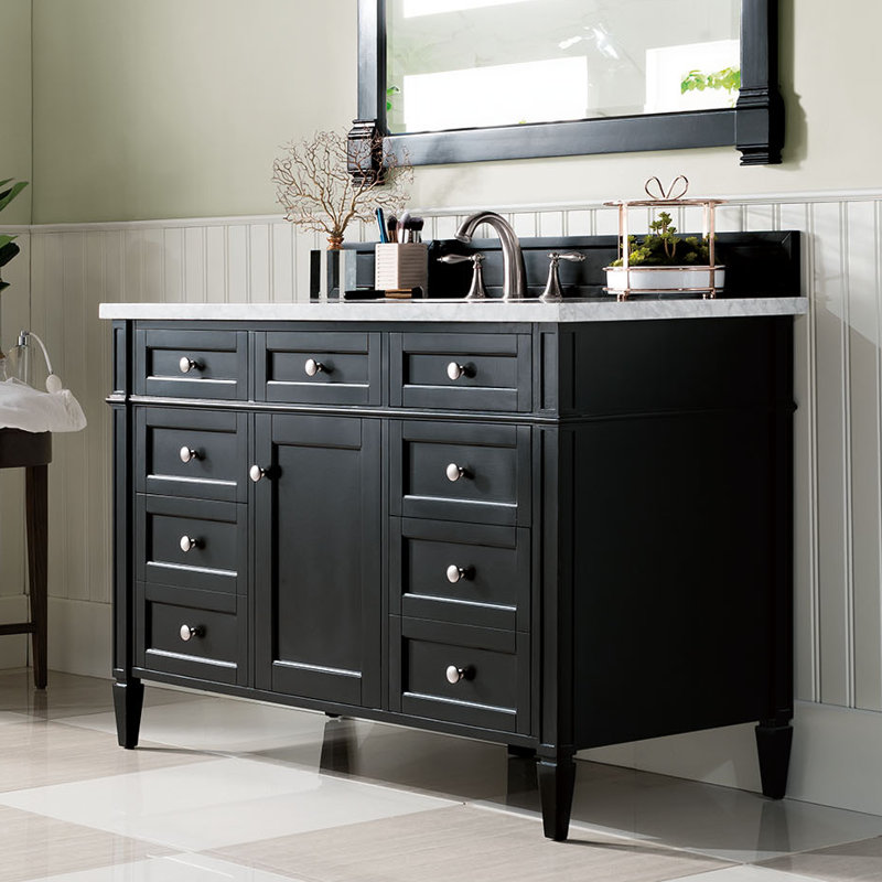 Brittany 48'' W Single Bathroom Vanity Base, Victory Blue