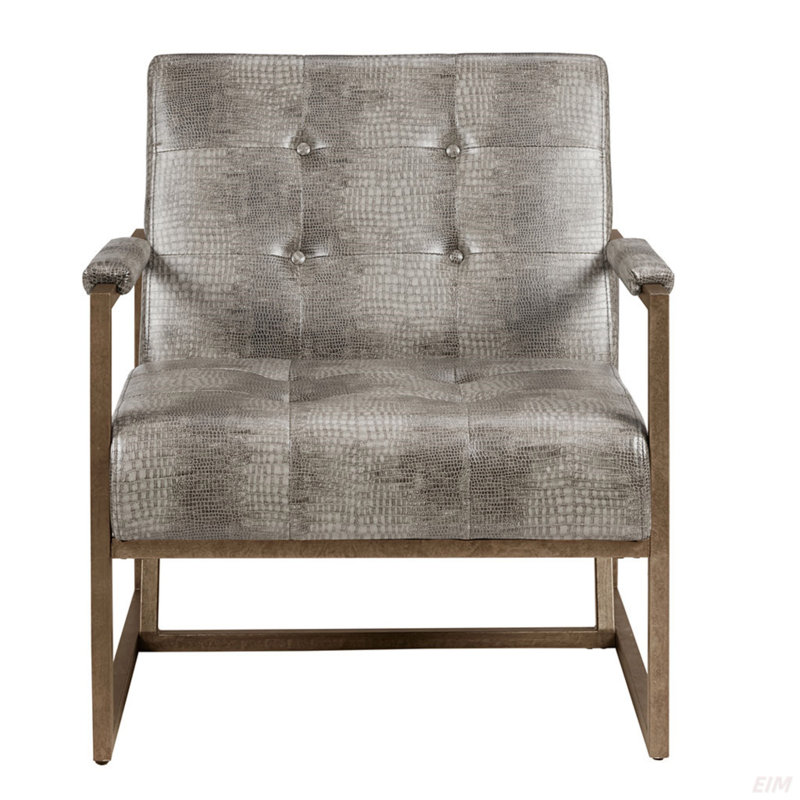 Méridienne, fauteuil au fini bronze antique