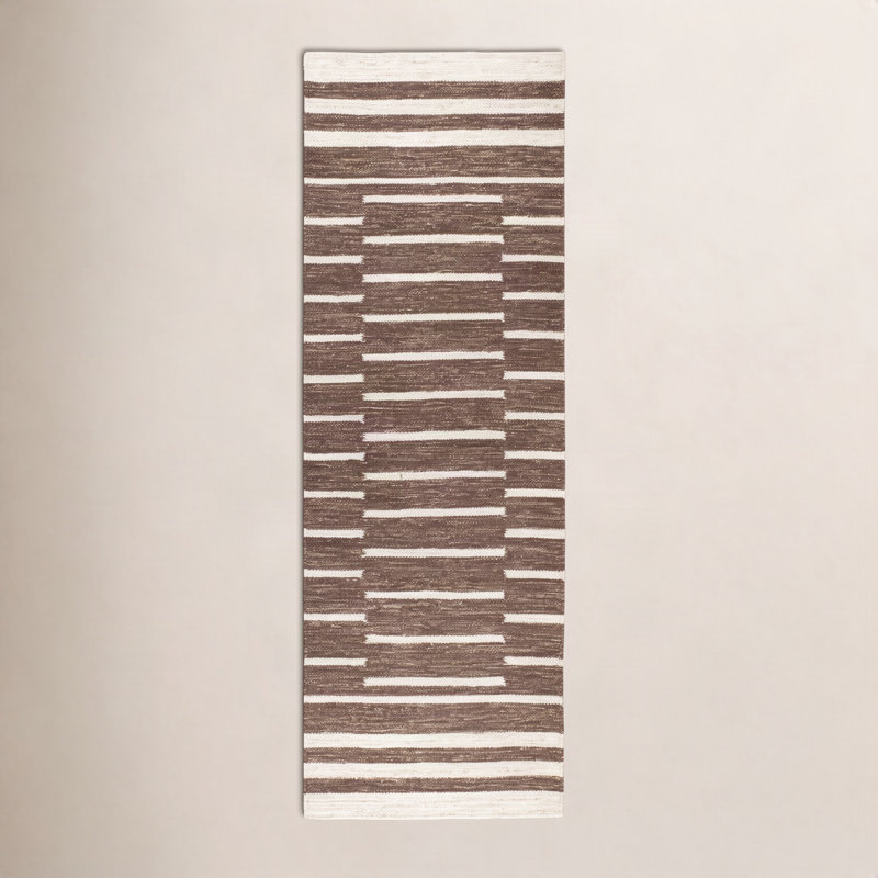 Heights Natural Handwoven Wool Rug, Runner 2'6" x 8'