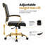 Fauteuil de bureau pivotant en cuir Naudain-53751976-132200685