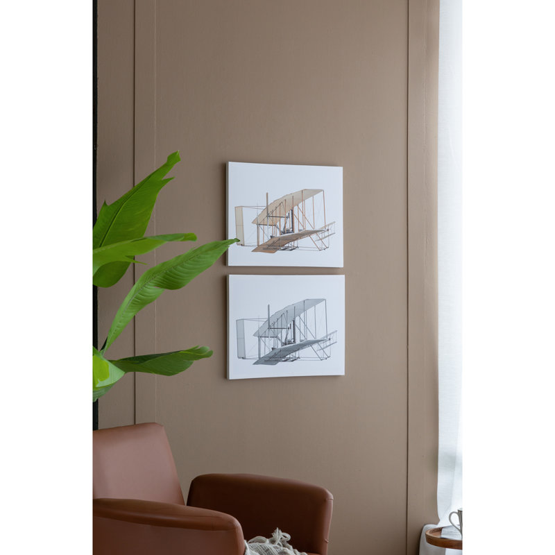 2 art mural rectangulaire pour la décoration intérieure - salon, chambre, bureau, couloir, grande décoration