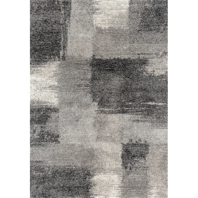 Woxall Abstract Indoor Rug, Rectangle 1'10" x 3'