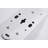 8' Wattage and CCT Selectable LED Linear Strip Light with Integrated Microwave Sensor
