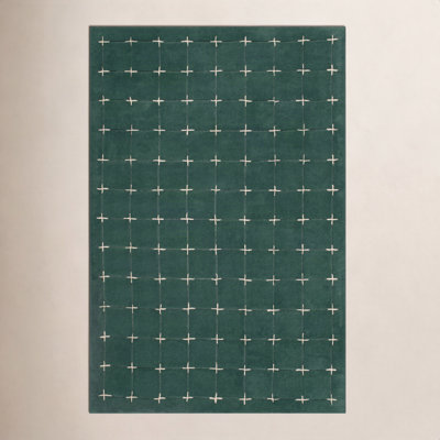 Mallory Hand-Tufted Green Rug