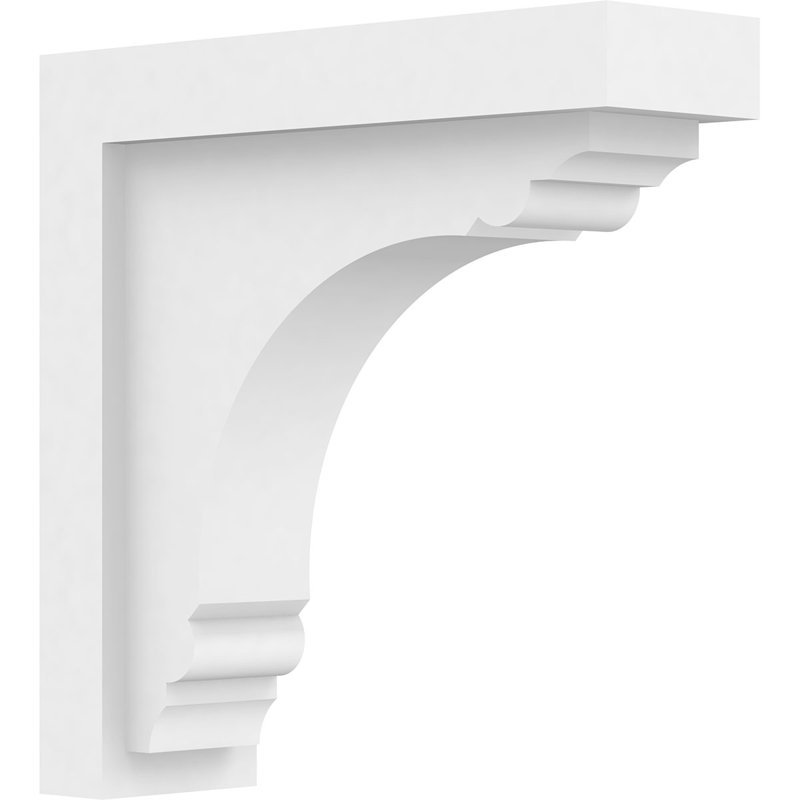 Support Standard Warren Architectural Grade PVC, H 12 po x l 3,5 po x p 12 po