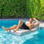 Flotteur de piscine Big Joe Lux Chaise Premium, Cape Stripe, protégé contre les rayons UV-126227412-110476105