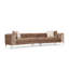 Canapé modulaire rembourré 135,4 po Fawnlily