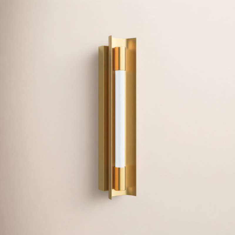 Carson 1 - Light LED Bath Bar, Burnished Brass