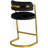 Wickley Upholstered Counter Stool with Metal Frame-2076311629