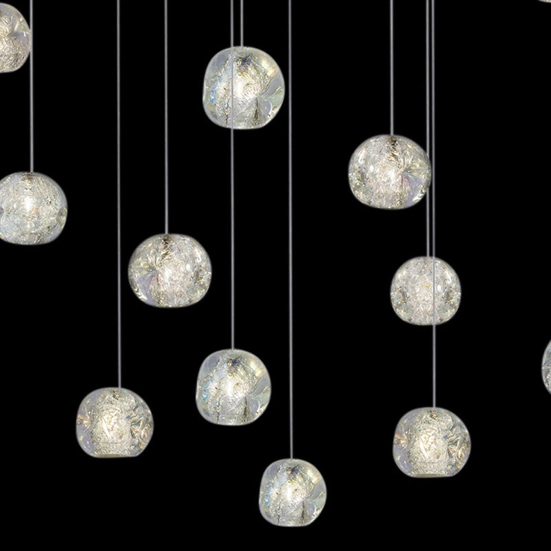 Natural Inspirations Light Cluster Bulb Pendant, Gold, 16 Lights