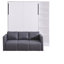 Lit double avec tablettes - blanc, transformez votre chambre à coucher en rangement de choix moderne-1069072875