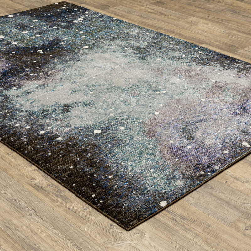 Ronny Abstract Indoor Rug, Rectangle 7'10" x 10'10"