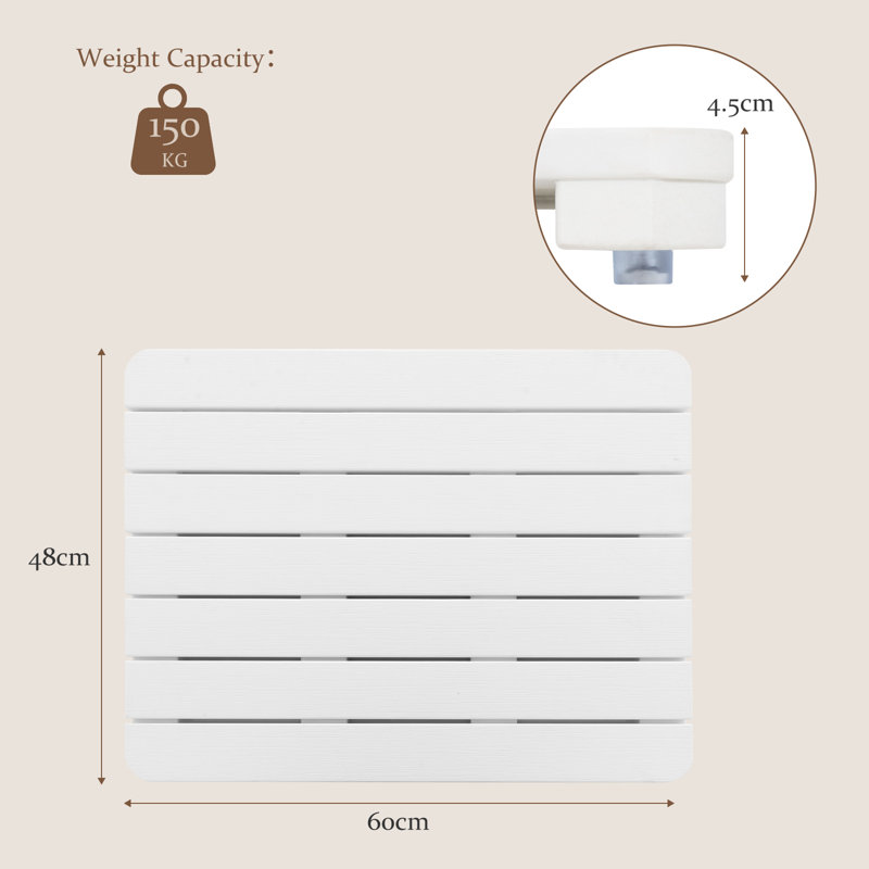 Aufmann Bath Mat, White