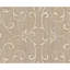 Tapis beige noué à la main de haute qualité-106954855
