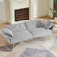 Modern Teddy Upholstered Accent Loveseat Sofa With Side Pocket-592360429