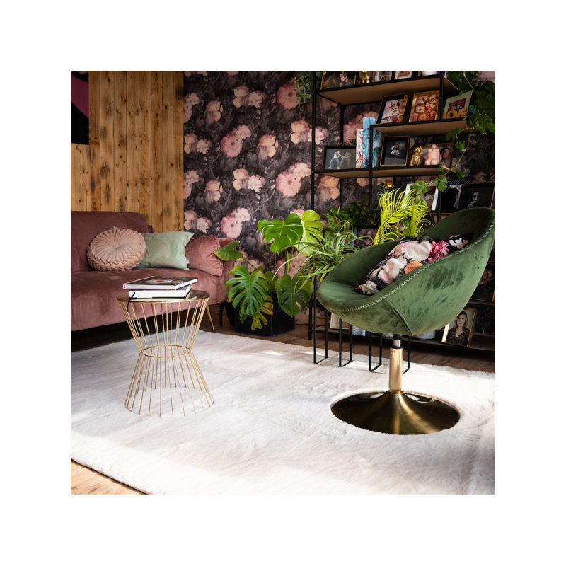 Monaco Hand Tufted Area Rug, Runner 80 x 300cm, Ivory
