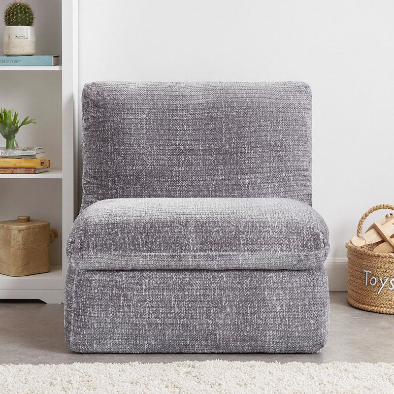 Fauteuil ergonomique en velours côtelé avec mousse à mémoire de forme Cloud Comfort - gris, Velours côtelé gris