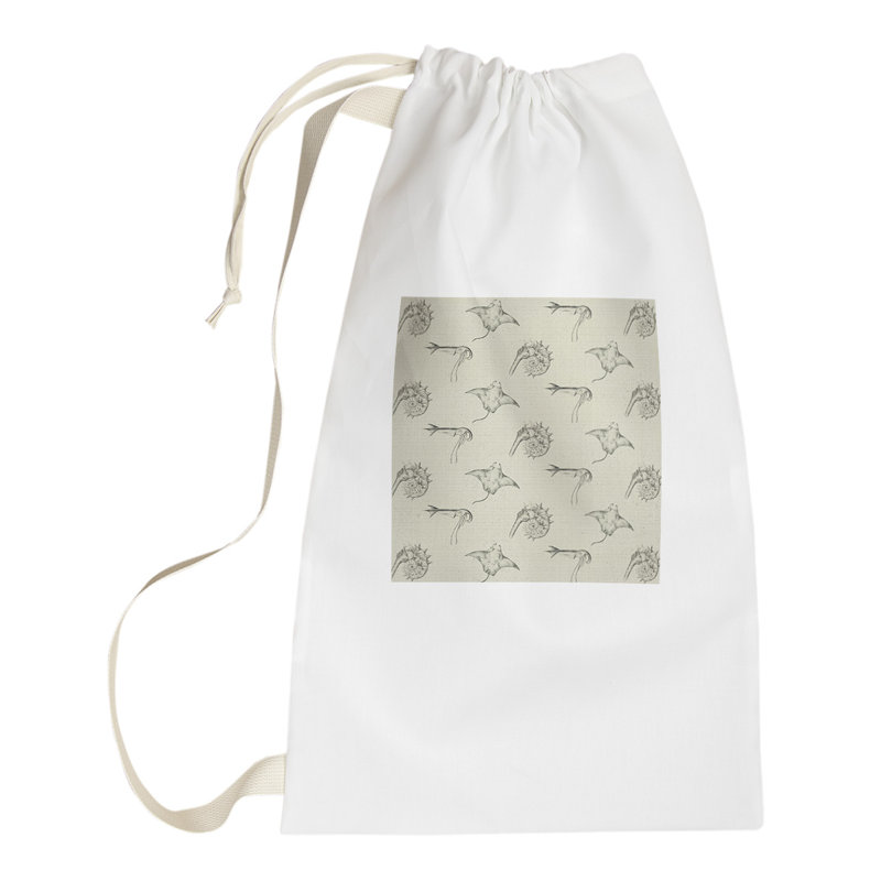 Sac à linge nautique rétro, Grand (H 76,5 po x l 29,5 po x P 1,5 po)