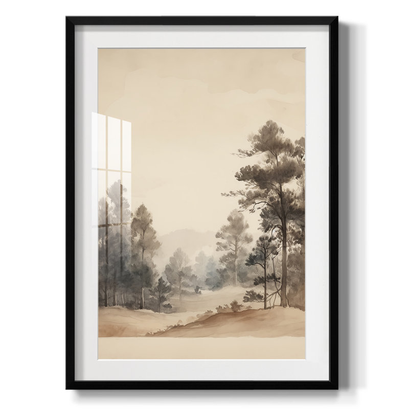 Vintage Landscape VII -Framed Print