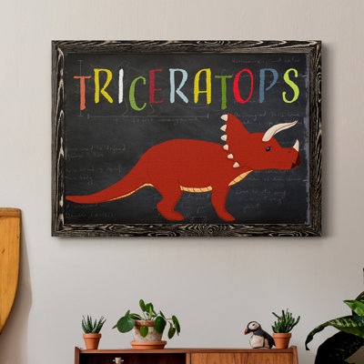 Triceratops - reproduction d'art sur toile