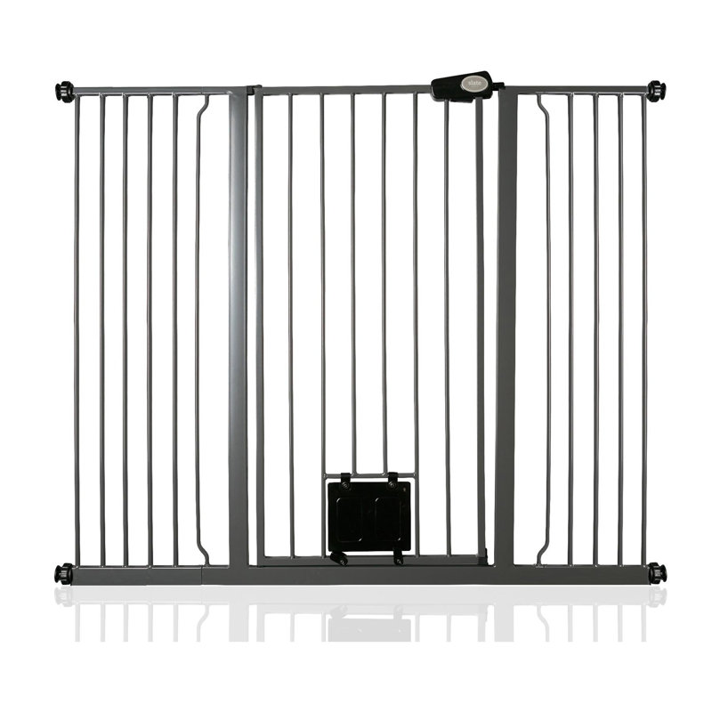 Geordie Metal Pressure Mounted Pet Gate, 133.2 - 140.8cm