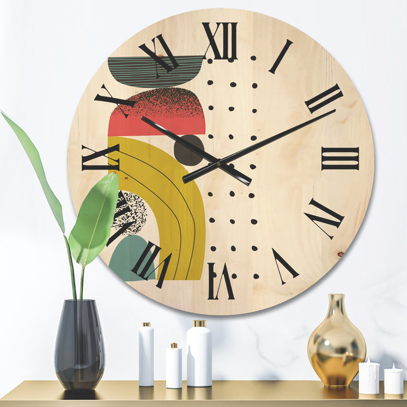 Horloge murale géométrique I, Moyenne