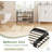 3-Tier Stylish Shoe Rack with Square Frame