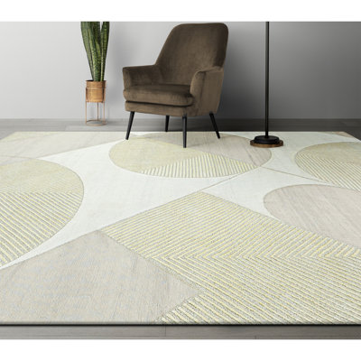 Tapis rectangulaire noué à la main
