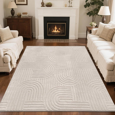 Tapis à poils longs doux et moelleux