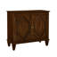 Buffet 33,6 po en bois rétro avec rangement, armoires de présentation géométriques symétriques, console média pour salon / vestibule / salle à manger / cuisine, noyer