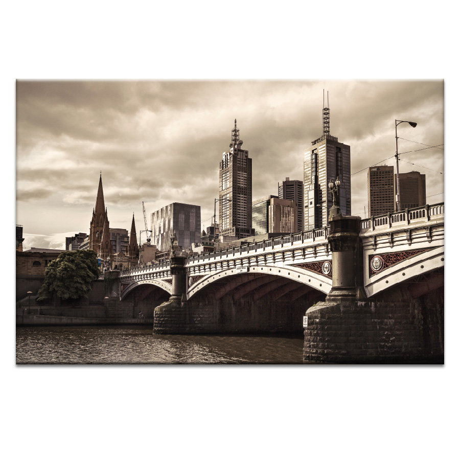 'Princess Bridge' by Andrew Paranavitana Photographic Print on Wrapped Canvas