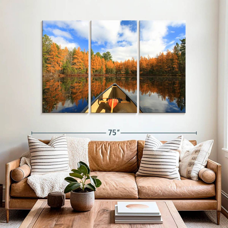 Senne Boating In Boulder Junction, 42" H x 65" W
