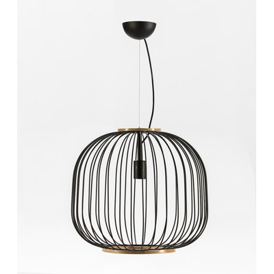 Tripp 1 - Light Black Geometric Pendant