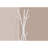 Coat Rack, Hall Tree, Free Standing, 11 Hooks, Entryway, 74"H, Bedroom, White Metal, Contemporary, Modern-123354028