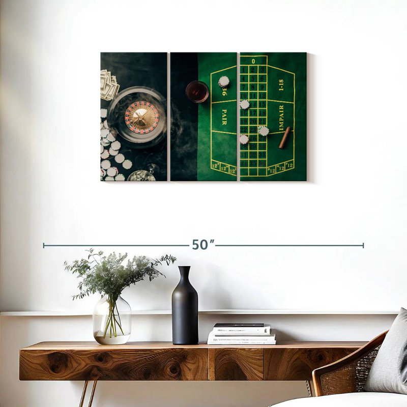 Jeu de table Senne, H 20 po x l 33 po