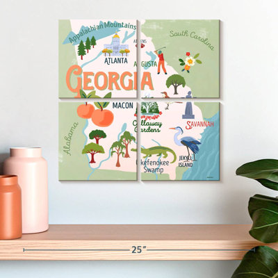 Aliaz State Maps - Georgia Attractions