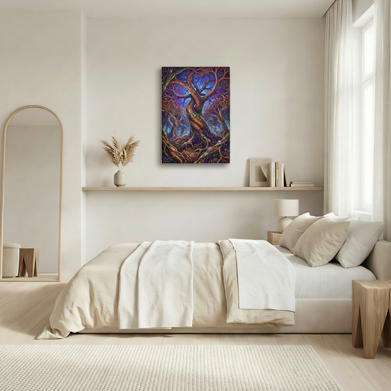 Mystic Forest, reproduction d'art sur toile, ensemble de 1, H 48 po x l 32 po, Toile tendue
