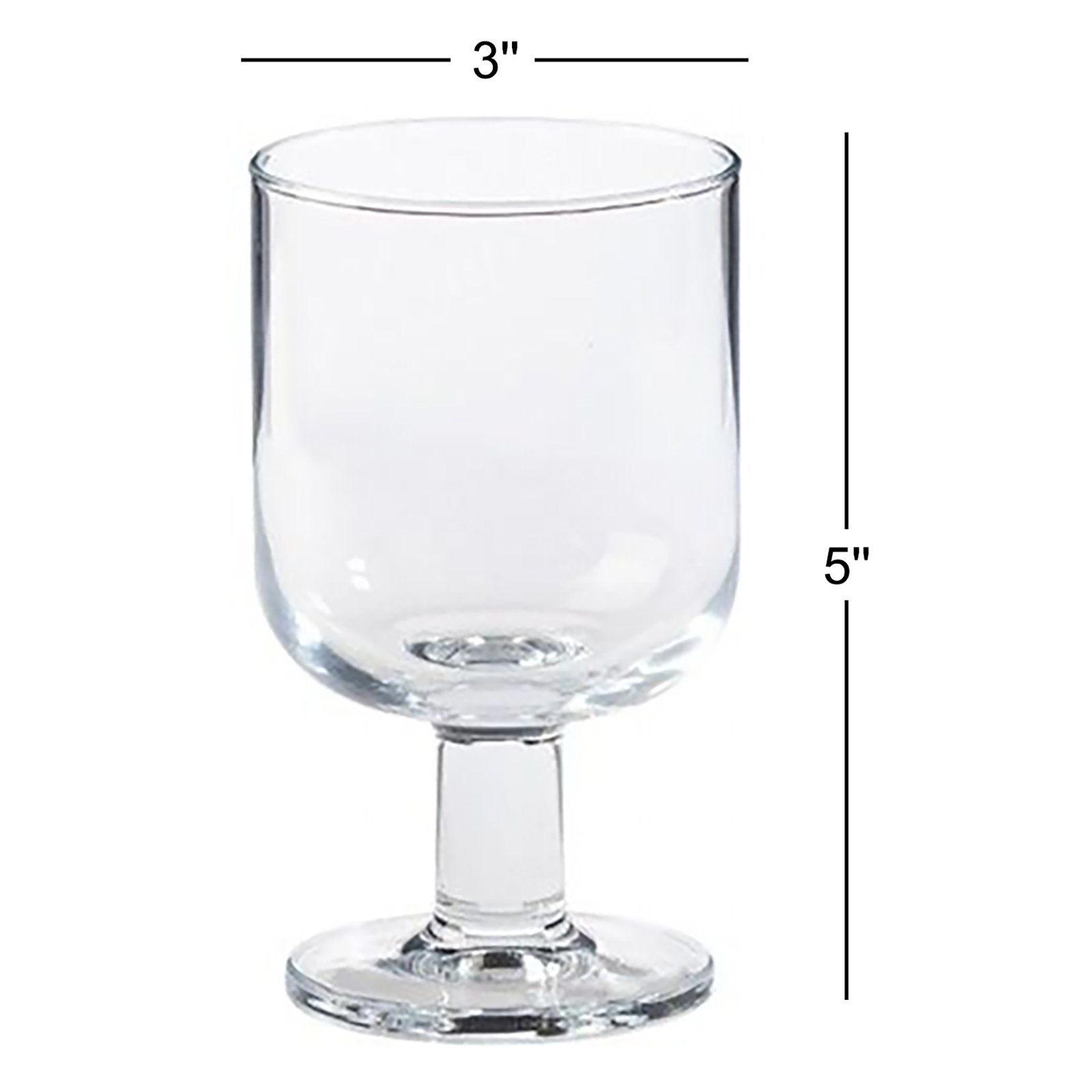 Safra All Purpose Wine Glasses, Clear, 10 Oz
