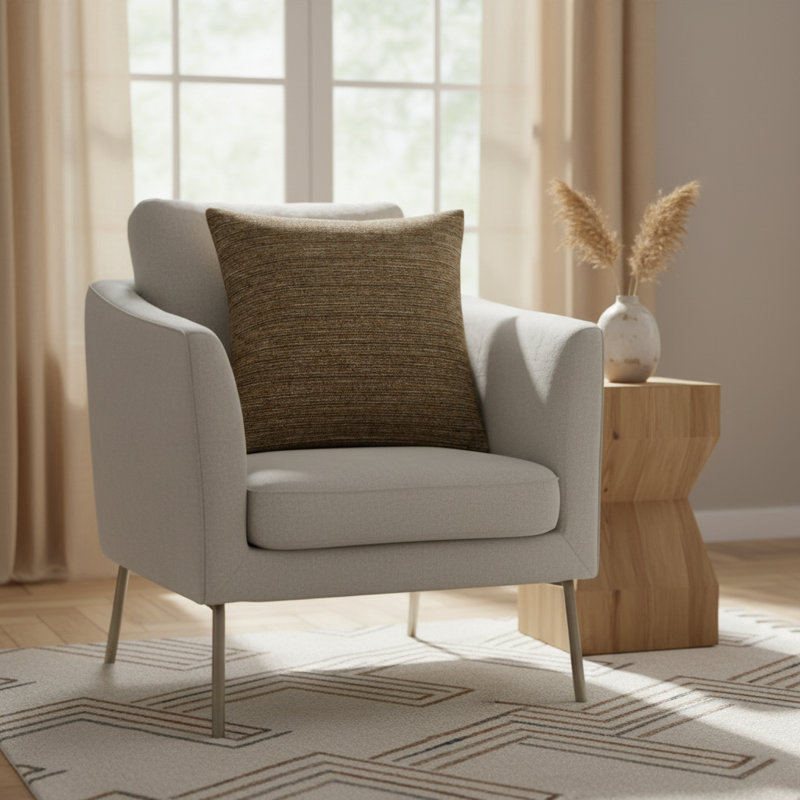 Sundance Heath 19" Square Throw Pillow - Toffee
