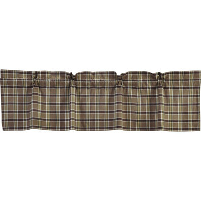 Wyatt Cotton Plaid Tailored Window Pelmet