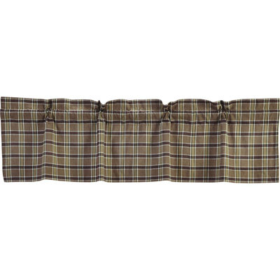 Wyatt Cotton Plaid Tailored Window Valance