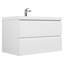 Meuble-lavabo flottant avec lavabo, meuble-lavabo mural avec lavabo en résine