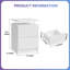 38cm W Acrylic Bedside Table-276866819