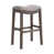 Similicuir taupe / cadre brun foncé est en rupture de stock