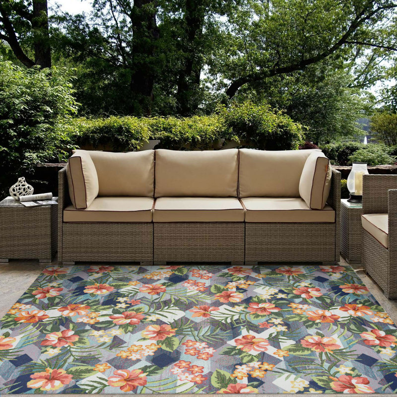 Tapis d'extérieur Sunshine, Rectangle 8 pi x 10 pi
