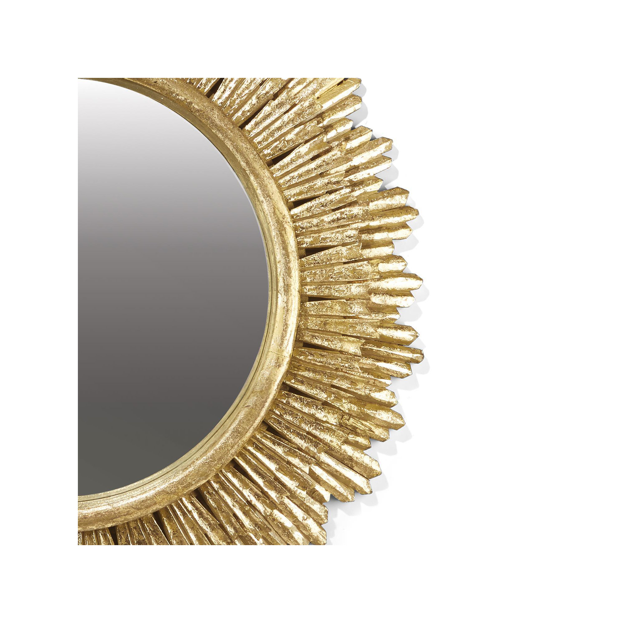Grand Soleil Gold Leaf Mirror