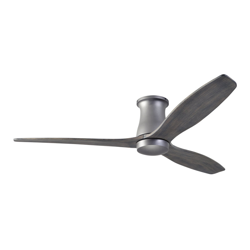 Arbor 54'' Ceiling Fan, Wall/Remote Combo Controls, Graywash, Graphite