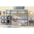 Ayce Twin High Loft Bed with Desk & Guardrail, Rubber Wood