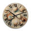 Horloge murale en bois massif Wasola-1273591523