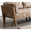 Chaise longue en bois massif de style luxueux